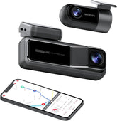 Miofive 4K+2K Dual Dashcam mit 5G WLAN, GPS, integriertem 128 GB eMMC-Speicher